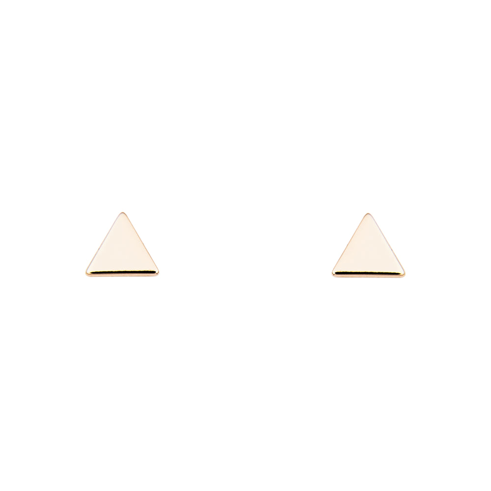Triangle Stud Earrings | Large - The Curated Gift Shop