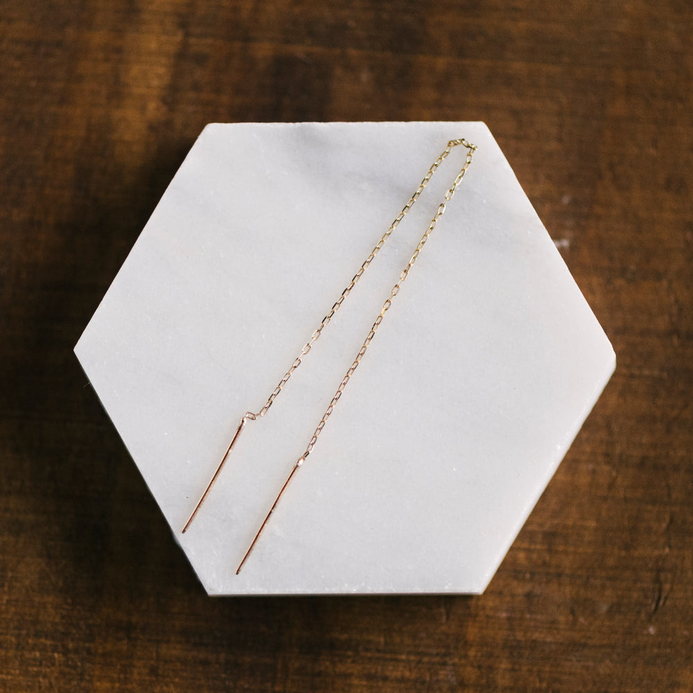 Needle And Thread 14kt Gold Earrings - The Curated Gift Shop