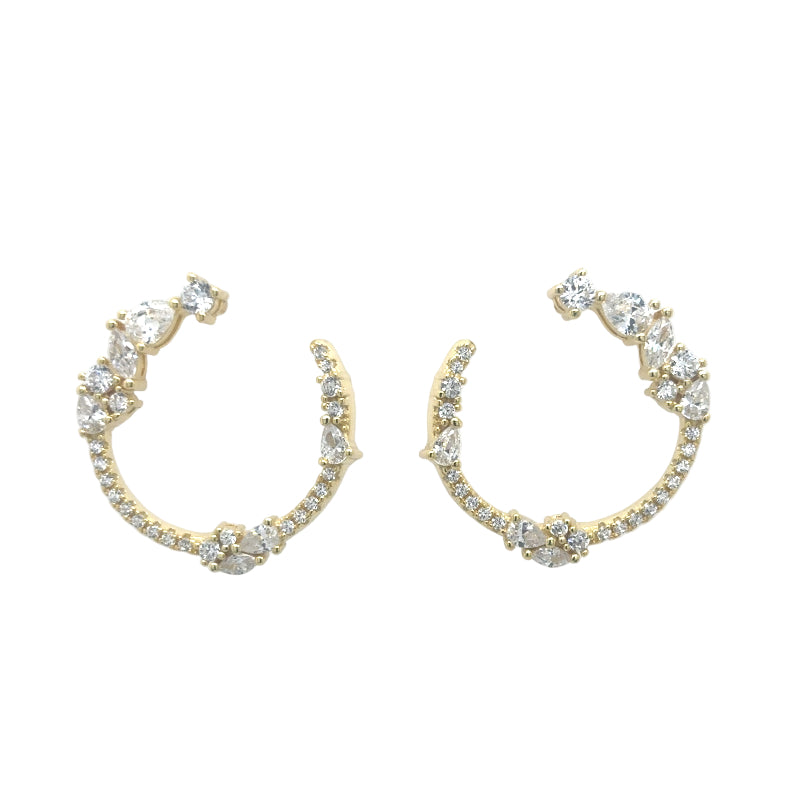 Amelia Studs in Yellow Gold