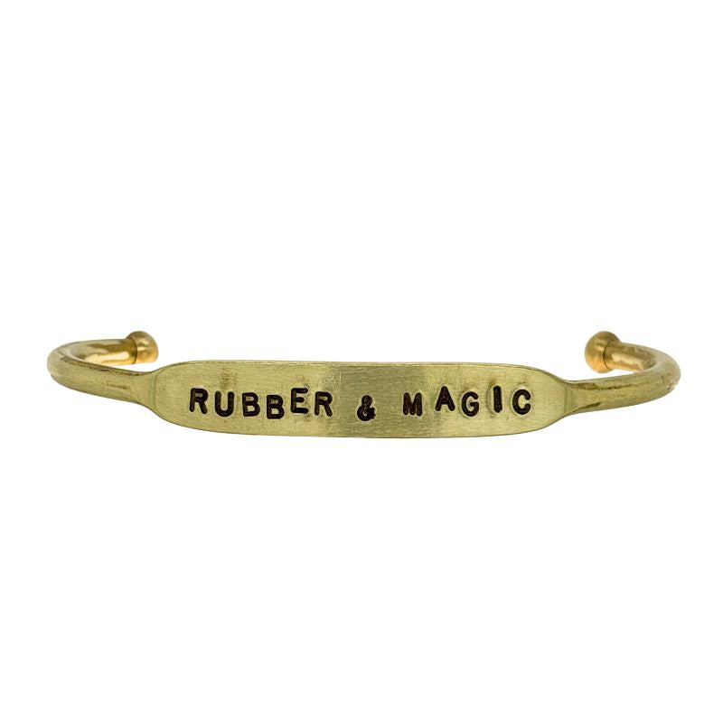 Rubber & Magic | Pre-Stamped Cuffs | King + Curated | Beacon, NY