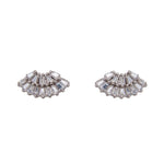 Baguette Crystal Fan Studs - The Curated Gift Shop