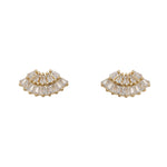 Baguette Crystal Fan Studs - The Curated Gift Shop