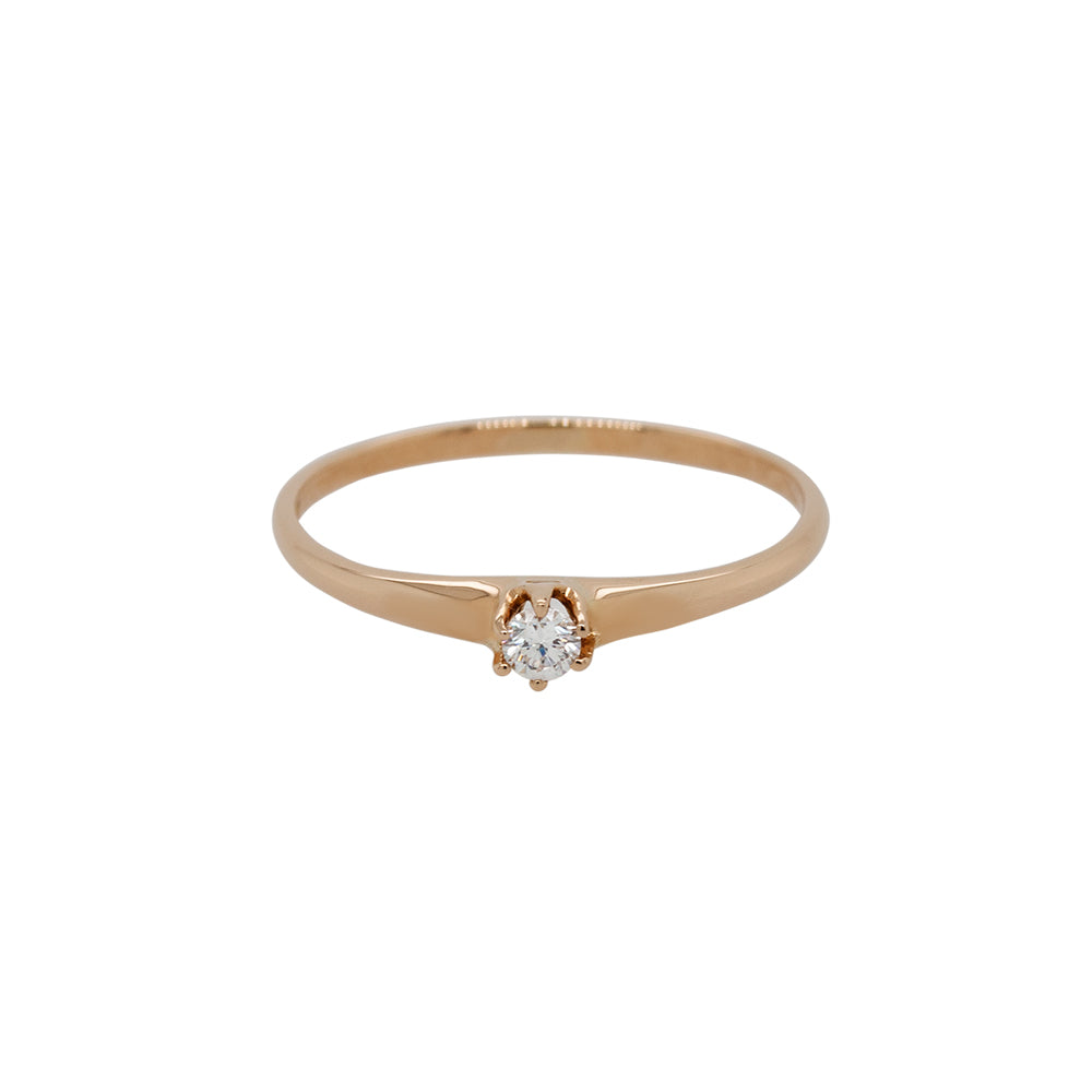 
                  
                    Load image into Gallery viewer, Dainty Diamond Ring - The Curated Gift Shop
                  
                