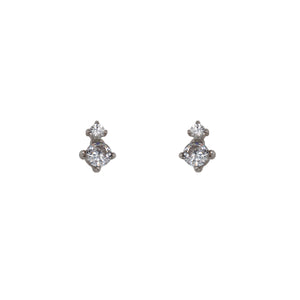 
                  
                    Load image into Gallery viewer, Double Crystal Studs - The Curated Gift Shop
                  
                