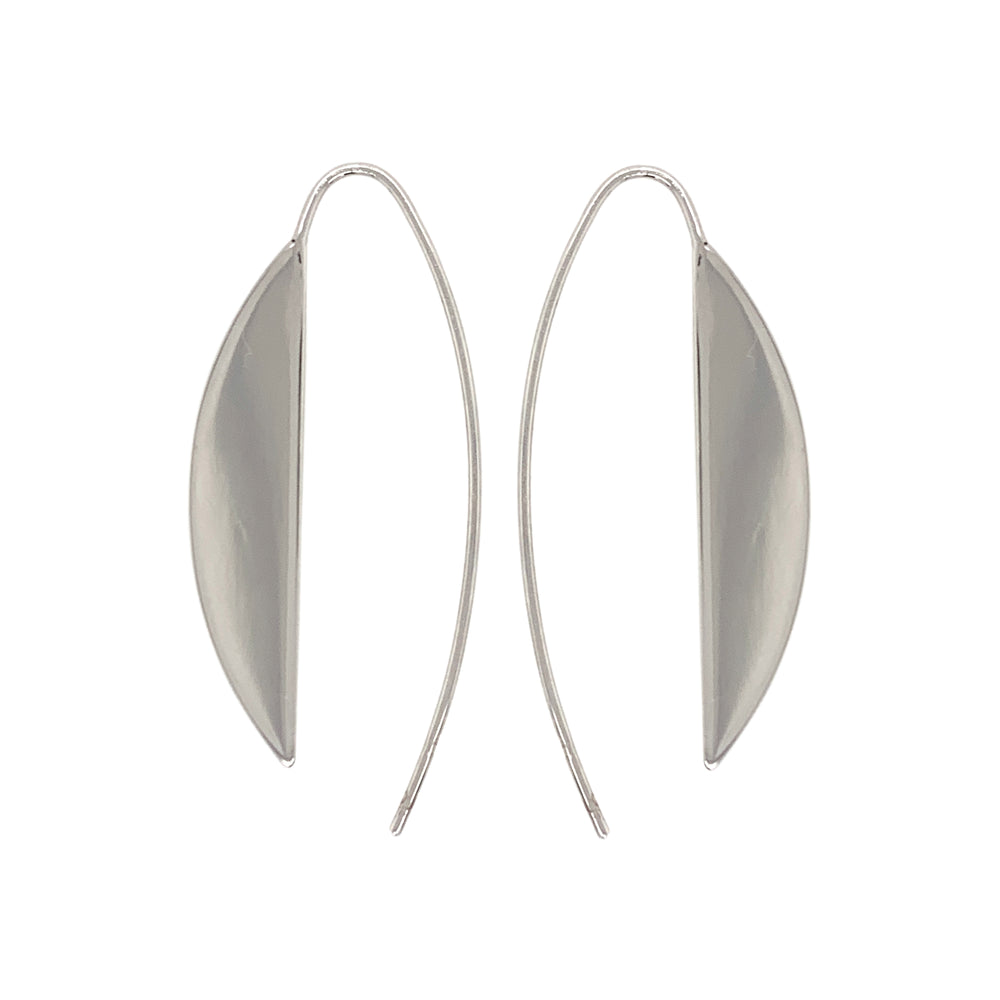 Modern, Long Slice Earrings - The Curated Gift Shop