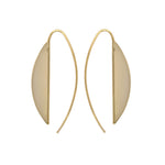 Modern, Long Slice Earrings - The Curated Gift Shop