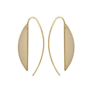 
                  
                    Load image into Gallery viewer, Modern, Long Slice Earrings - The Curated Gift Shop
                  
                