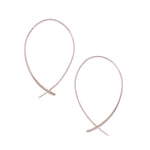 Modern, Inverted Teardrop Hoops - The Curated Gift Shop