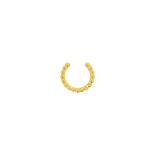 Modern, Beaded Hoop Ear Cuff - The Curated Gift Shop