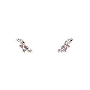 
                  
                    Load image into Gallery viewer, Triple Crystal Studs | Small Marquise - The Curated Gift Shop
                  
                