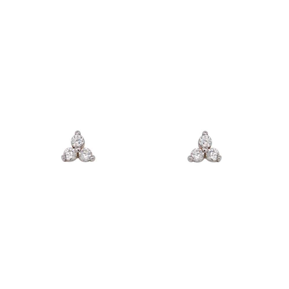 Triple Crystal Studs | Tiny - The Curated Gift Shop